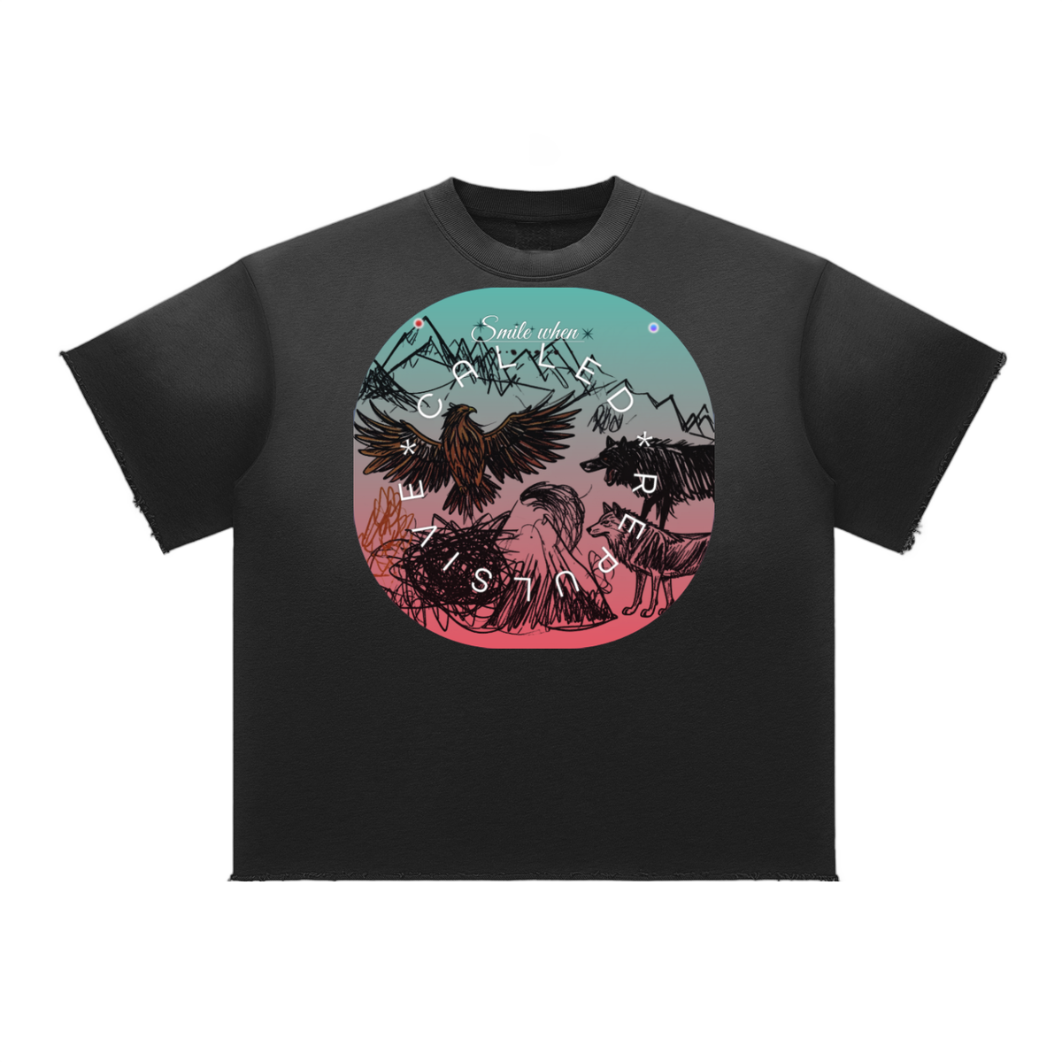 ILLTY or ILL-TY? Raw grit Edge T-Shirt