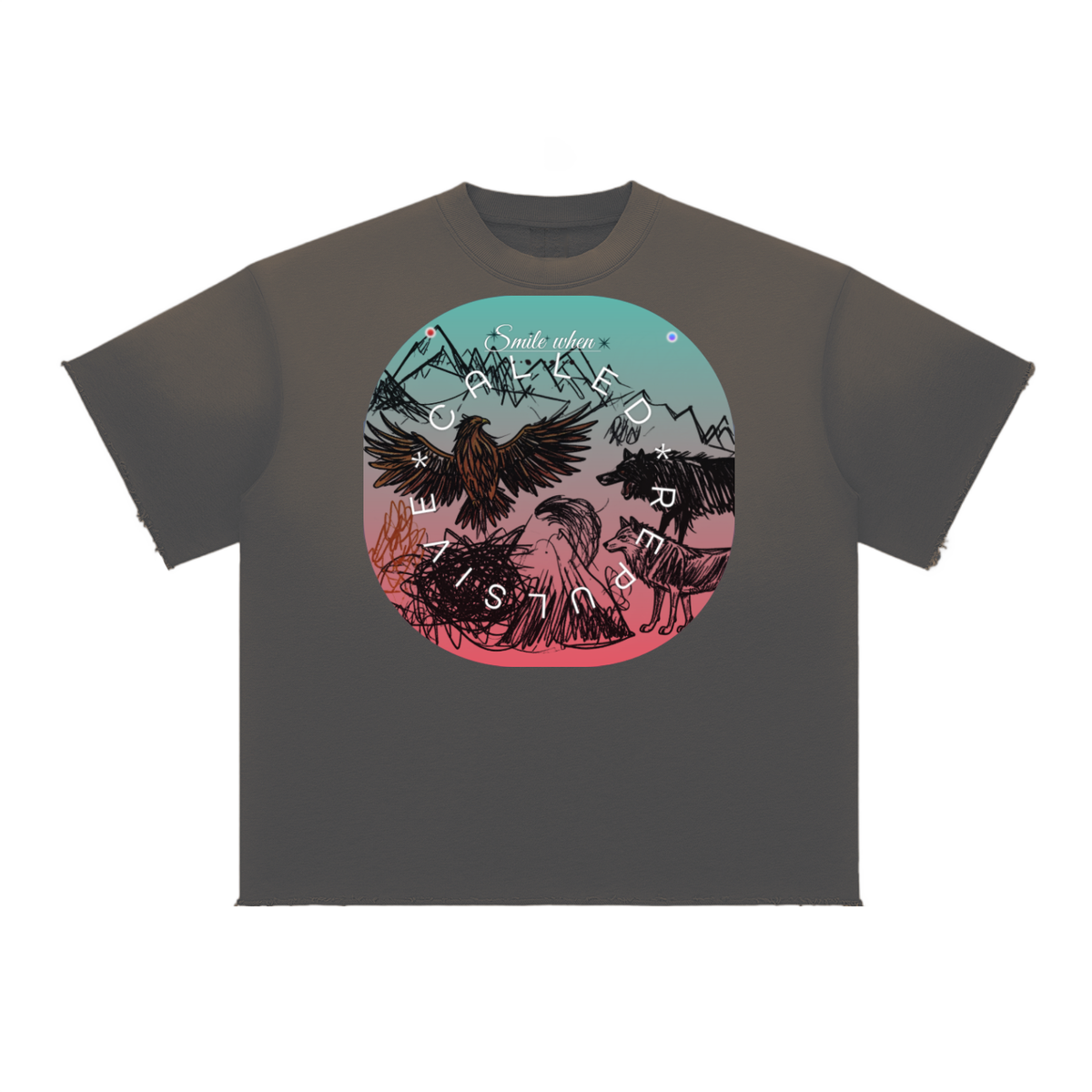 ILLTY or ILL-TY? Raw grit Edge T-Shirt