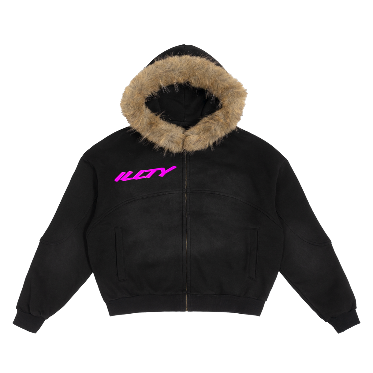 ILLTY Home  Fur Hoodie