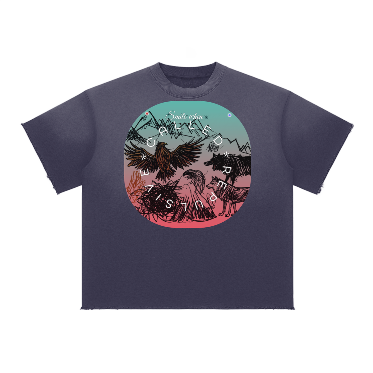 ILLTY or ILL-TY? Raw grit Edge T-Shirt
